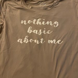 Nothing basic about me shirt